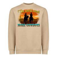 Mushroom the world needs more cowboys Heavyweight Sweatshirt - texasbilliewilder