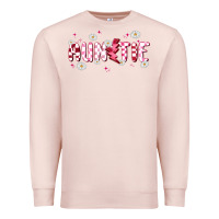 Pale Pink auntie Premium Sweatshirt - MaliasSmallBusiness