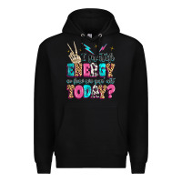 Black i match energy so how we gon' act today Premium Hoodie - MaliasSmallBusiness