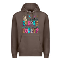 Coffee i match energy so how we gon' act today Premium Hoodie - MaliasSmallBusiness