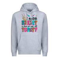 Heather Grey i match energy so how we gon' act today Premium Hoodie - MaliasSmallBusiness