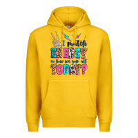 Lemon i match energy so how we gon' act today Premium Hoodie - MaliasSmallBusiness