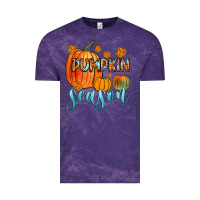 Cloud Purple pumpkin season Vintage Tee - Zillion Design Studio