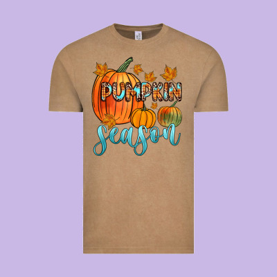 Pumpkin Season Vintage Tee Designed By Zillion Design Studio