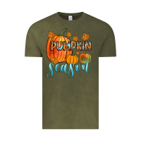 Vintage Olive pumpkin season Vintage Tee - Zillion Design Studio