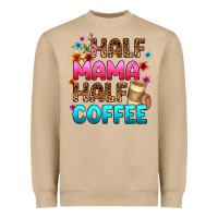 Mushroom half mama half coffee Heavyweight Sweatshirt - Zillion Design Studio