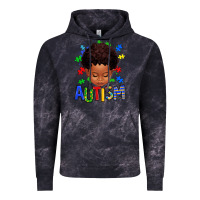 Cloud Black autism afro kid full face Vintage Hoodie - texasbilliewilder