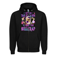 Black i don't need tarot cards to read your bullcrap Zipper Hoodie - BundleAndBundleShop