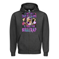 Charcoal Heather i don't need tarot cards to read your bullcrap Zipper Hoodie - BundleAndBundleShop