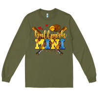 Army Green ballpark mini Long Sleeve Tee - AdoDesignShop