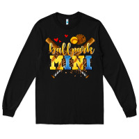 Black ballpark mini Long Sleeve Tee - AdoDesignShop