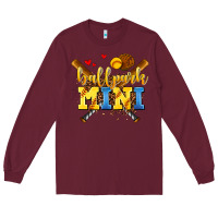 Burgundy ballpark mini Long Sleeve Tee - AdoDesignShop