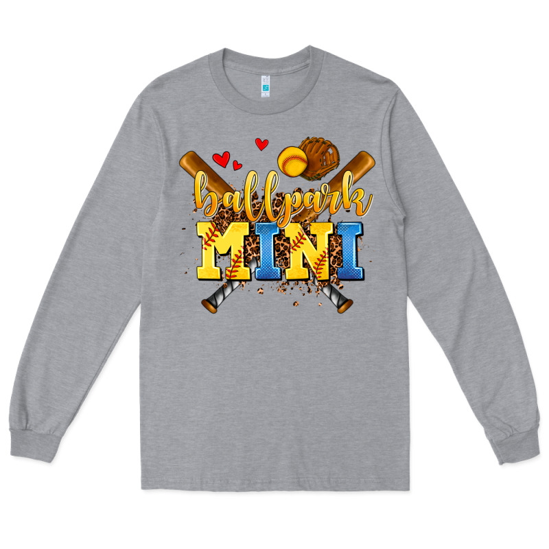 Ballpark Mini Long Sleeve Tee by AdoDesignShop | Teevron