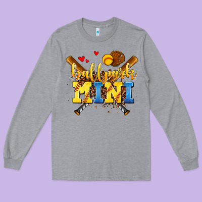 Ballpark Mini Long Sleeve Tee Designed By Adodesignshop