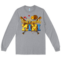 Heather Grey ballpark mini Long Sleeve Tee - AdoDesignShop