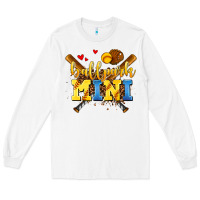 White ballpark mini Long Sleeve Tee - AdoDesignShop