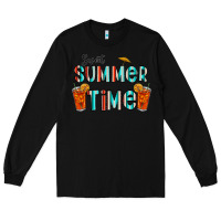 Black sweet summer time Long Sleeve Tee - CowhideDigitalArt