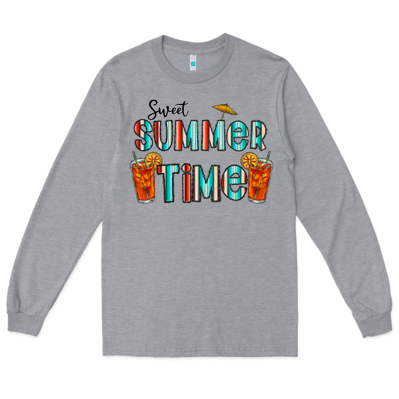 Sweet Summer Time Long Sleeve Tee by CowhideDigitalArt | Teevron