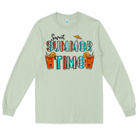 Matcha sweet summer time Long Sleeve Tee - CowhideDigitalArt