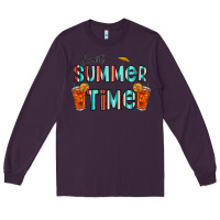 Plum sweet summer time Long Sleeve Tee - CowhideDigitalArt