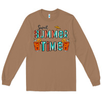 Toasted Coconut sweet summer time Long Sleeve Tee - CowhideDigitalArt