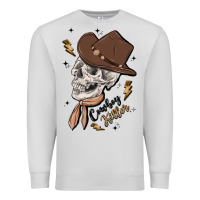 Dove Grey cowboy killer Premium Sweatshirt - MaliasSmallBusiness