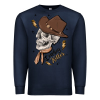Navy cowboy killer Premium Sweatshirt - MaliasSmallBusiness