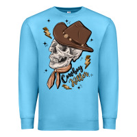 Ocean Blue cowboy killer Premium Sweatshirt - MaliasSmallBusiness