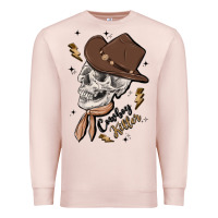 Pale Pink cowboy killer Premium Sweatshirt - MaliasSmallBusiness