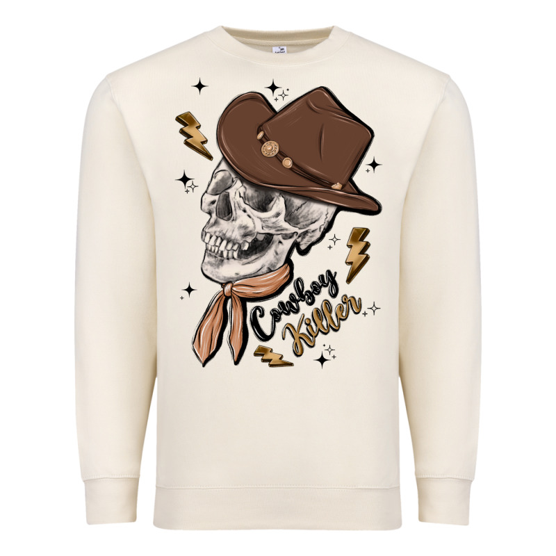 Cowboy Killer Premium Sweatshirt by MaliasSmallBusiness | Teevron