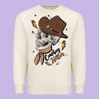 Cowboy Killer Premium Sweatshirt Designed By Maliassmallbusiness