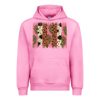 Cactus Leopard Cowhide Brush Stroke Urban Hoodie | Teevron