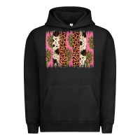 Pigment Black cactus leopard cowhide brush stroke Urban Hoodie - Artiststas