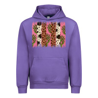 Tulip cactus leopard cowhide brush stroke Urban Hoodie - Artiststas
