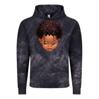 Cloud Black cute afro boy Vintage Hoodie - texasbilliewilder
