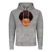 Cloud Rock cute afro boy Vintage Hoodie - texasbilliewilder