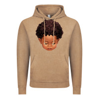 Vintage Coffee cute afro boy Vintage Hoodie - texasbilliewilder