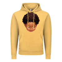 Vintage Mustard cute afro boy Vintage Hoodie - texasbilliewilder