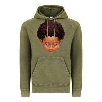Vintage Olive cute afro boy Vintage Hoodie - texasbilliewilder