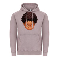 Vintage Zinc cute afro boy Vintage Hoodie - texasbilliewilder