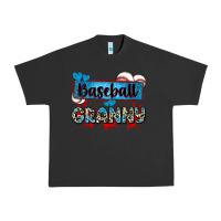 Pigment Black baseball granny with leopard Urban Heavy Tee - Zillion Design Studio