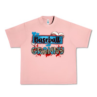 Salmon baseball granny with leopard Urban Heavy Tee - Zillion Design Studio