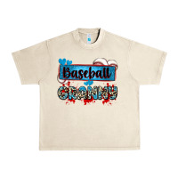 Sandshell baseball granny with leopard Urban Heavy Tee - Zillion Design Studio
