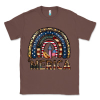 Chestnut merica rainbow Classic Tee - CowhideDigitalArt