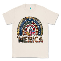 Natural merica rainbow Classic Tee - CowhideDigitalArt