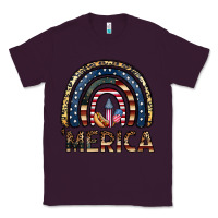Plum merica rainbow Classic Tee - CowhideDigitalArt