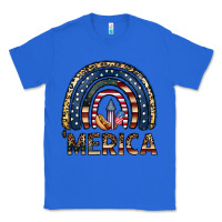 True Royal merica rainbow Classic Tee - CowhideDigitalArt