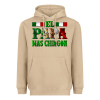 Mushroom El Papa Mas Chingon Mexican Heavyweight Hoodie - LillyAllenDesigns