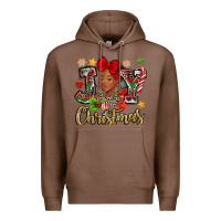 Chestnut christmas joy black woman Premium Hoodie - MaliasSmallBusiness