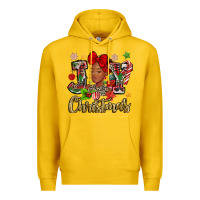 Lemon christmas joy black woman Premium Hoodie - MaliasSmallBusiness